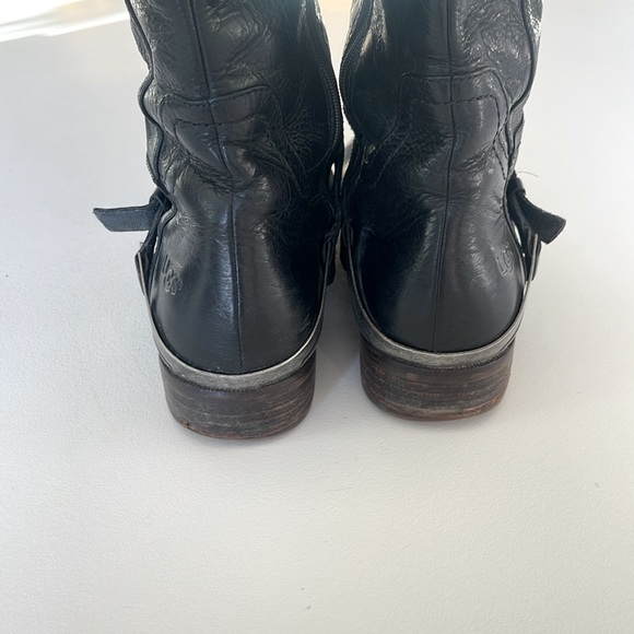 UGG Women's Channing II Boots Leather Sheepskin Sock Liner Black Size 10 - Picture 10 of 14